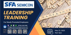Leadership Training Program of SFA Semicon Philippines Corporation