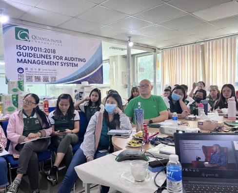 ISO19011:2018 Guidelines Auditing Management Systems Training of Quanta Paper Corporation (Day 1)