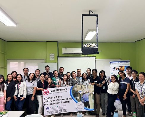 Completion of ISO 19011:2018 Guidelines to Auditing Management System Training of Leader Electronics Inc. - Philippine Branch
