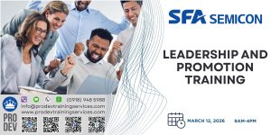 Leadership and WAVE Training of SFA Semicon Philippines Corporation