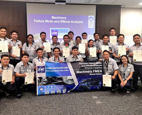 Day 2 of Machinery FMEA Training at Cebu Mitsumi Inc.