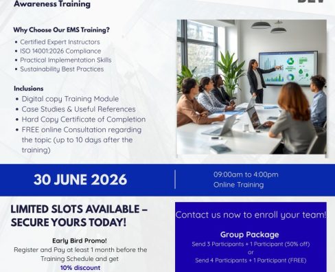 ISO 14001:2026 Environmental Management System Awareness Training Packages