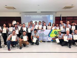 Environmental Management System Awareness Training of OE Works Manufacturing, Inc.
