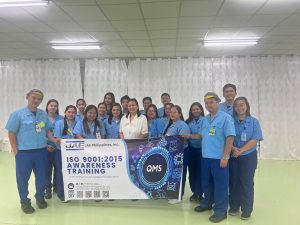 ISO 9001:2015 Awareness Training of JAE Philippines, Inc.