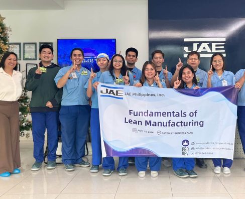 Fundamentals of Lean Manufacturing Training of JAE Philippines, Inc. (Batch 3)